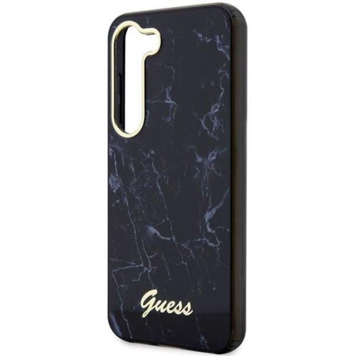 Guess - Guess Galaxy S23 Plus Mobilskal Marble - Svart