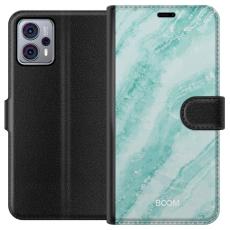 iSecrets - Pl&aring;nboksfodral till Motorola Moto G23 med Mint Marble