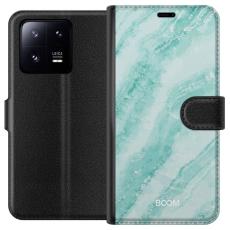 iSecrets - Pl&aring;nboksfodral till Xiaomi 13 Pro med Mint Marble