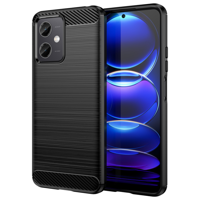 OEM - Xiaomi Poco X5 5G/Redmi Note 12 5G Mobilskal Carbon - Svart