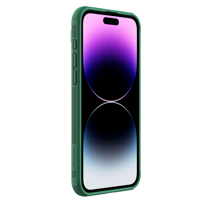 Nillkin - Nillkin iPhone 15 Pro Mobilskal CamShield Magnetic - Grön