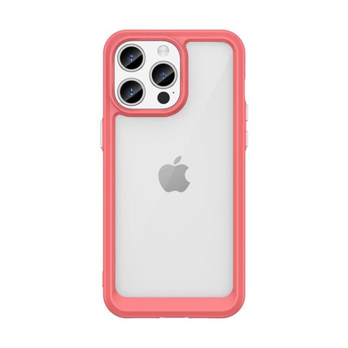 OEM - iPhone 15 Pro Max Mobilskal Outer Space - Röd