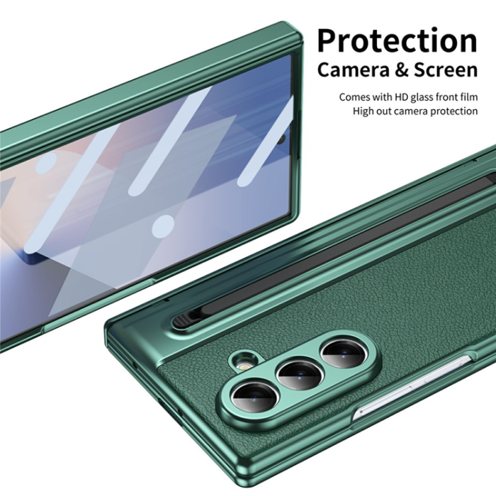 A-One Brand - Galaxy Z Fold 7 Mobilskal Matte Electroplated - Grön