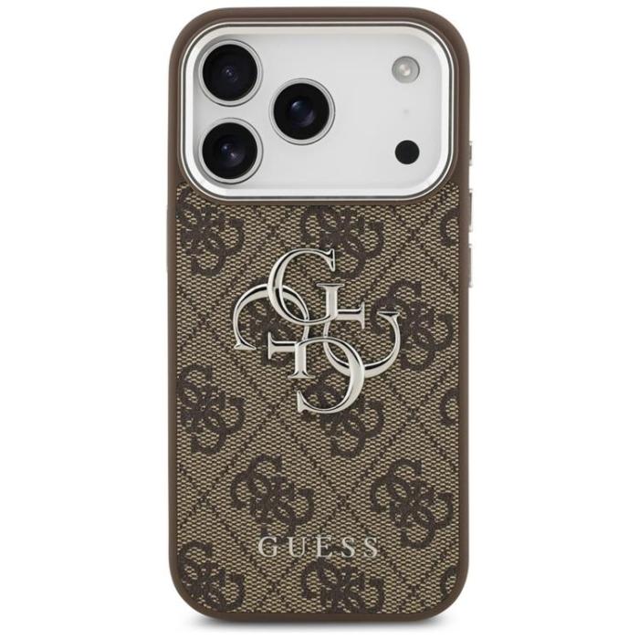 Guess - Guess iPhone 17 Pro Max Mobilskal 4G Big 4G Classic Logo - Brun