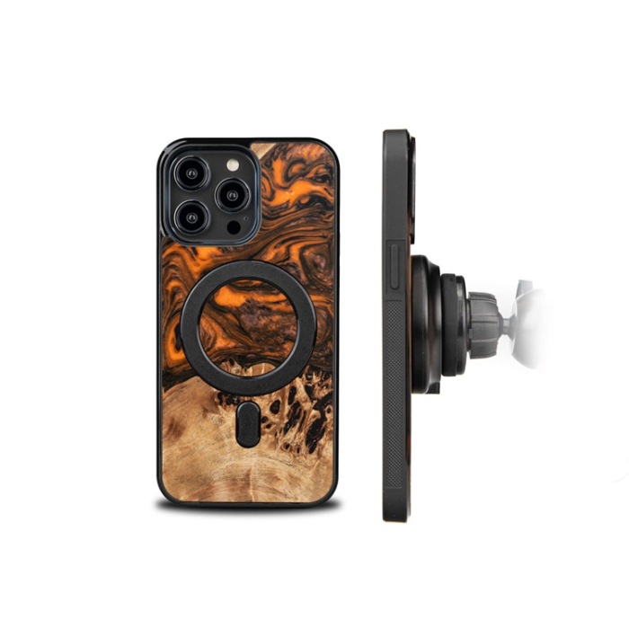 Bewood - Bewood iPhone 15 Pro Max Mobilskal MagSafe Unique Orange