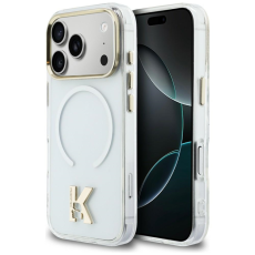 KARL LAGERFELD - Karl Lagerfeld iPhone 17 Pro Max Mobilskal Magsafe IML K Head Logo - Clear