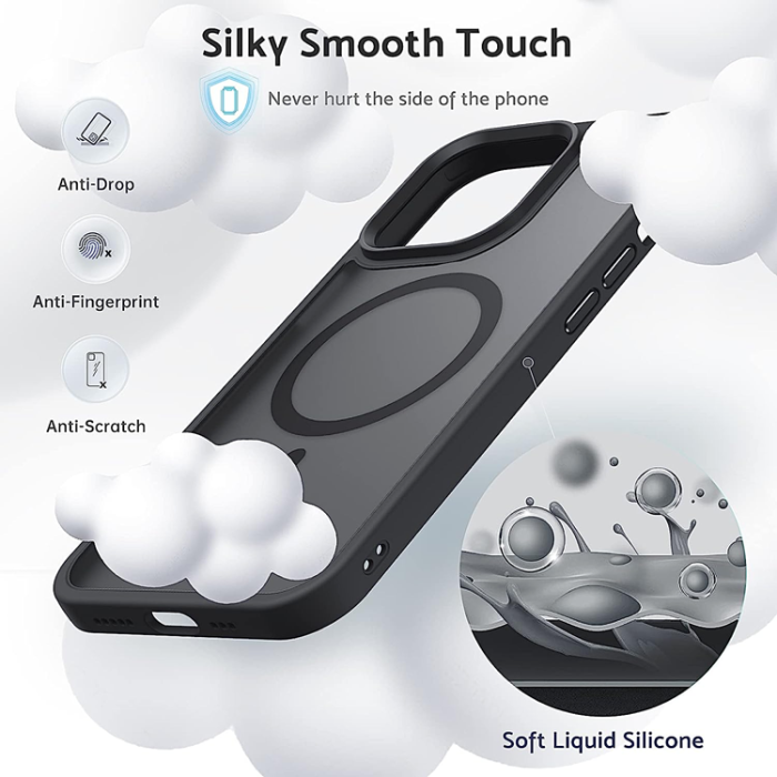 Boom of Sweden - BOOM iPhone 14 Pro Max Mobilskal Magsafe Frosted - Svart