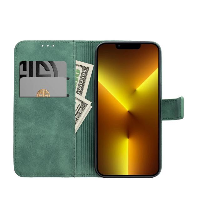 OEM - Xiaomi Redmi Note 14 4G Plånboksfodral Tender - Grön