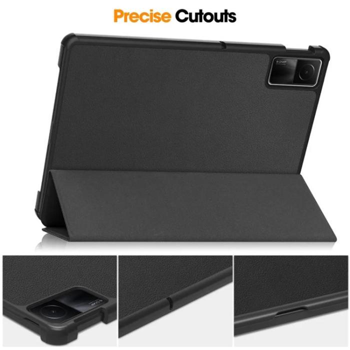 Taltech - Xiaomi Redmi Pad SE Fodral Tri-fold - Svart