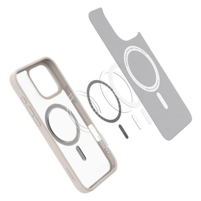 Spigen - Spigen iPhone 16 Pro Mobilskal MagSafe Ultra Hybrid - Frost Titanium