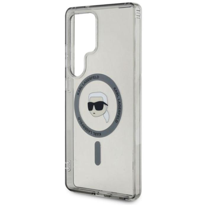 KARL LAGERFELD - Karl Lagerfeld Galaxy S25 Ultra Mobilskal MagSafe Karl Printed Logo - Svart