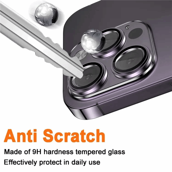 ENKAY - ENKAY iPhone 14 Pro Max/14 Pro Kameralinsskydd i Härdat glas