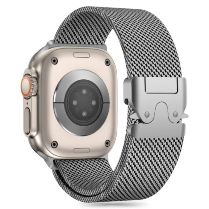 Tech-Protect - Tech-Protect Apple Watch (44/45/46/49mm) Armband Milano - Silver