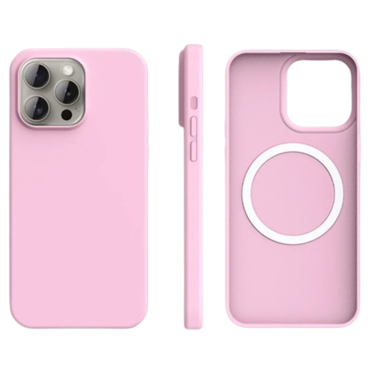 iPhone 13 Pro Mobilskal MagSafe Ultra Thin Silikon (Sakura Rosa) | 2353 | AlltMobil