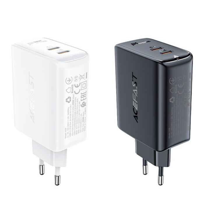 Acefast - Acefast PD Väggladdare USB Typ-C 50W - Svart