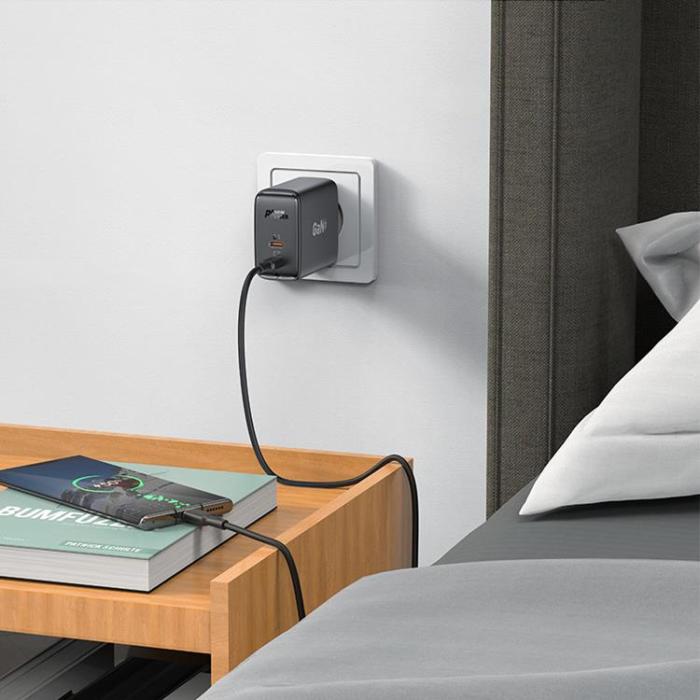Acefast - Acefast PD Väggladdare USB Typ-C 50W - Svart