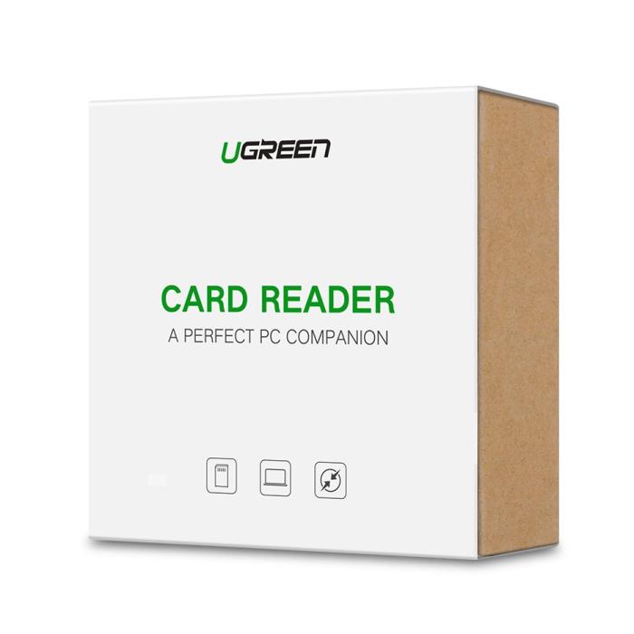 Ugreen - UGreen SD / micro SD Kortläsare till USB 3.0 - Svart