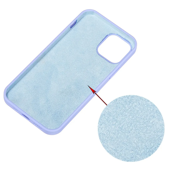 Taltech - iPhone 15 Pro Max Mobilskal Mjukt - Ljusblå