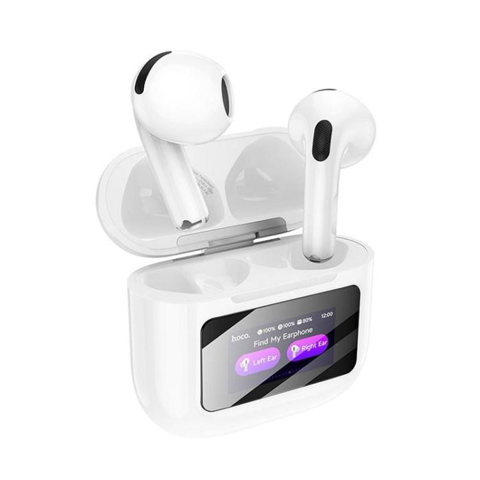 Hoco - Hoco TWS In-Ear Hörlurar Bluetooth Med Pekskärm EW73 - Vit