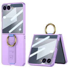 GKK - GKK Galaxy Z Flip 7 Mobilskal Ringhållare med Handledsrem