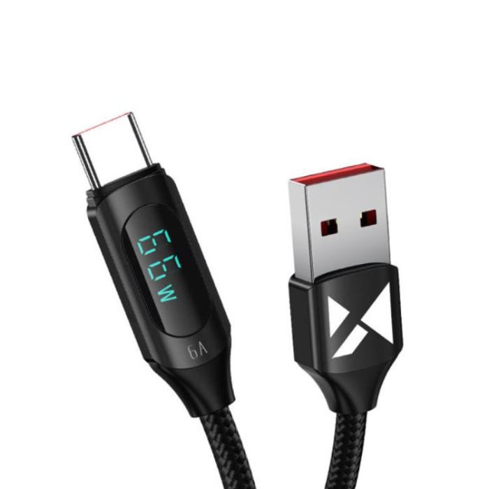 Wozinsky - Wozinsky USB-C till USB-A kabel 2m - Svart