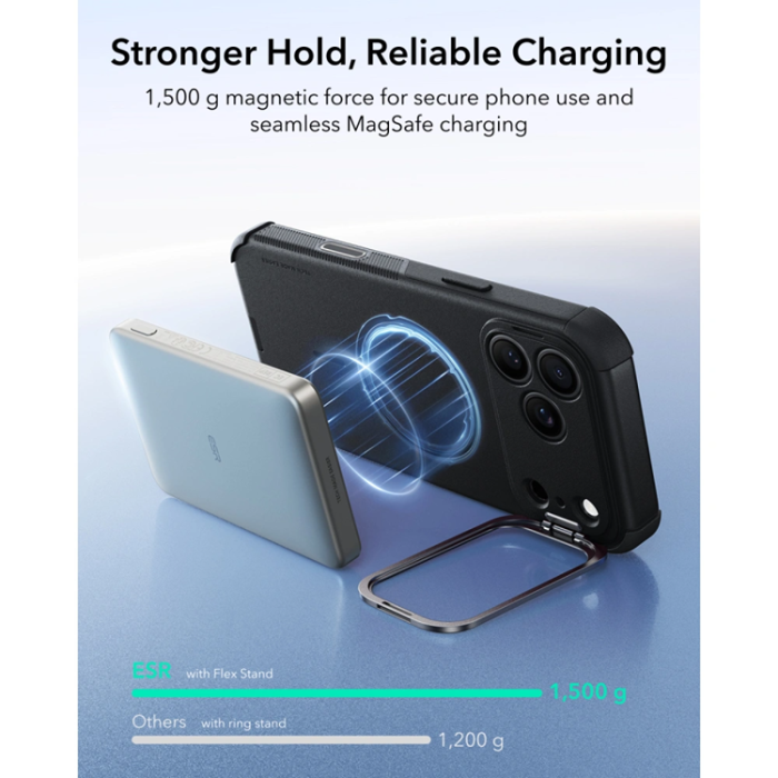ESR - ESR Mobilskal För iPhone 17 Pro Max/18 Pro Max Magsafe Cyber Tough Kickstand