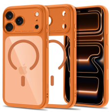 Tech-Protect - Tech-Protect Mobilskal F&ouml;r iPhone 18 Pro Magsafe Magpeak - Cosmic Orange/Clear