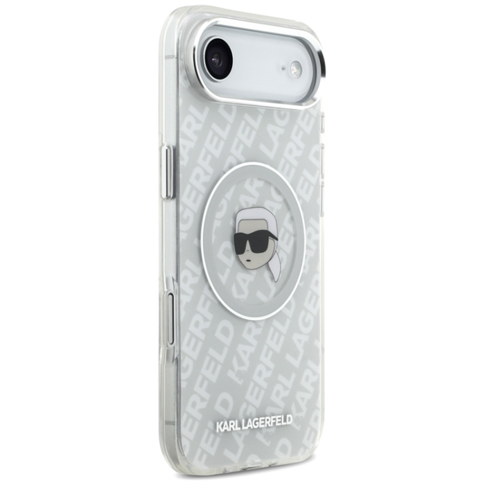 KARL LAGERFELD - Karl Lagerfeld iPhone Air Mobilskal Magsafe Karl Head Logo - Grå