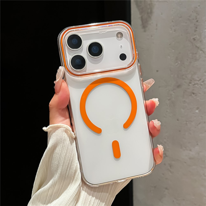 A-One Brand - iPhone 17 Pro Mobilskal MagSafe TPU + PC - Orange