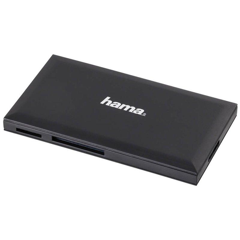 HAMA Kortläsare USB 3.0 Multi SD/microSD/CF/MS Svart