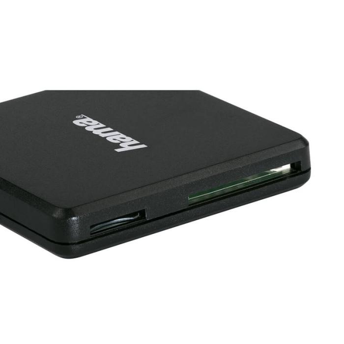 Hama - HAMA Kortläsare USB 3.0 Multi SD/microSD/CF Svart