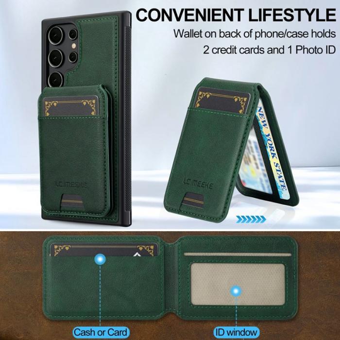 LC.imeeke - LC.IMEEKE Mobilskal för Samsung Galaxy S26 Ultra Magnetiskt TPU - Grön