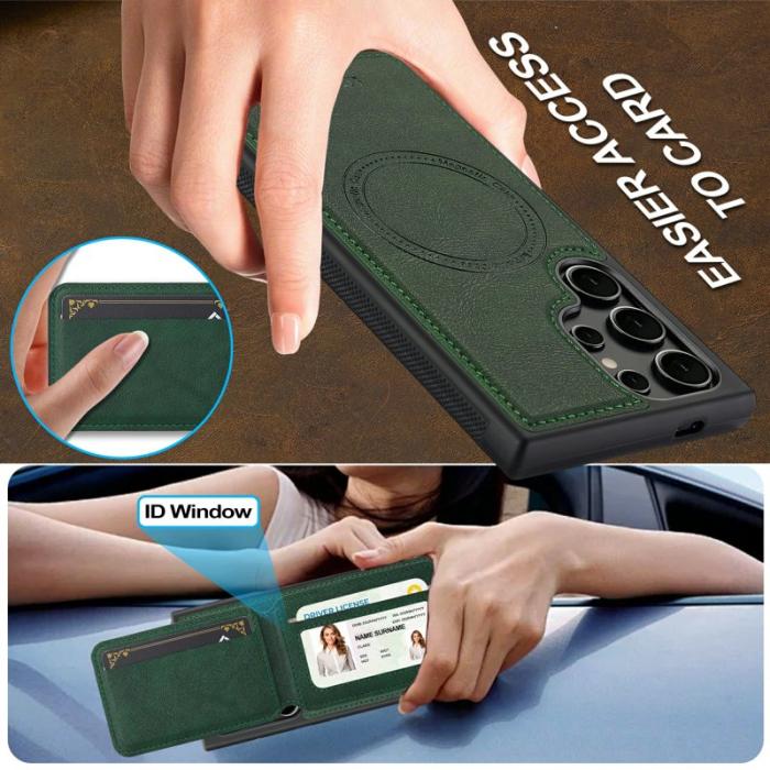 LC.imeeke - LC.IMEEKE Mobilskal för Samsung Galaxy S26 Ultra Magnetiskt TPU - Grön