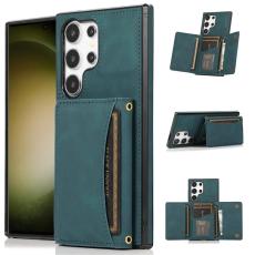 OEM - Pl&aring;nboksfodral f&ouml;r Samsung Galaxy S26 Ultra Tri-Fold Kickstand PU - Bl&aring;