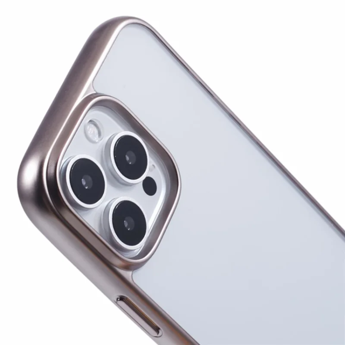 KIGC - KIGC iPhone 16 Pro Max Mobilskal Ice Silk - Titan