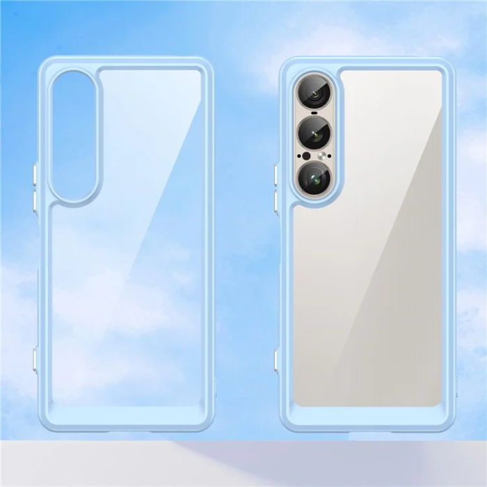 OEM - Sony Xperia 1 VII Mobilskal Acrylic TPU - Blå