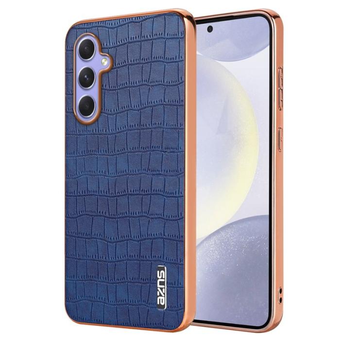 AZNS - AZNS Samsung Galaxy S23 FE Fodral KonstLäder - Blå