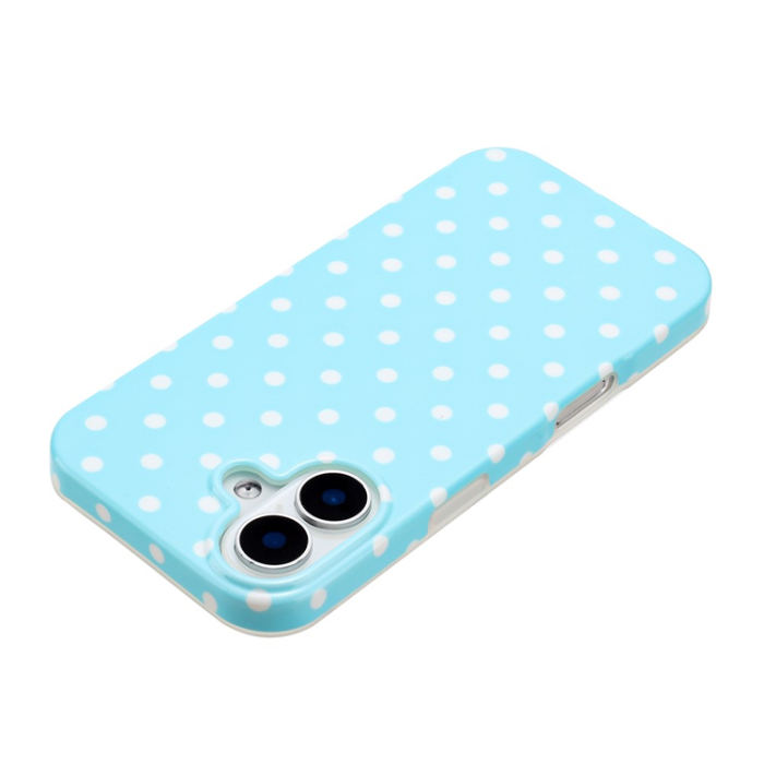 A-One Brand - iPhone 17 Mobilskal Dot Design Imd Tpu - Blå