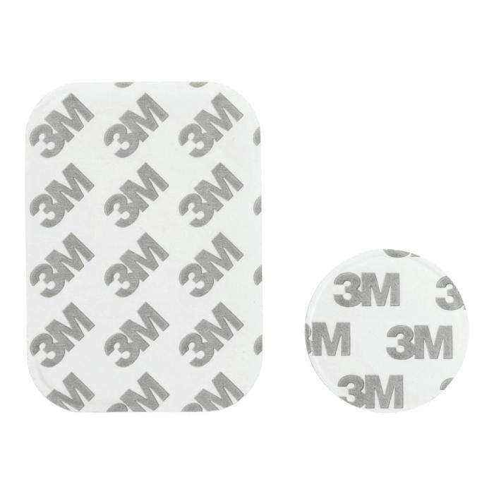 Forcell - Badget till magnet Mobilhållare leather Vit