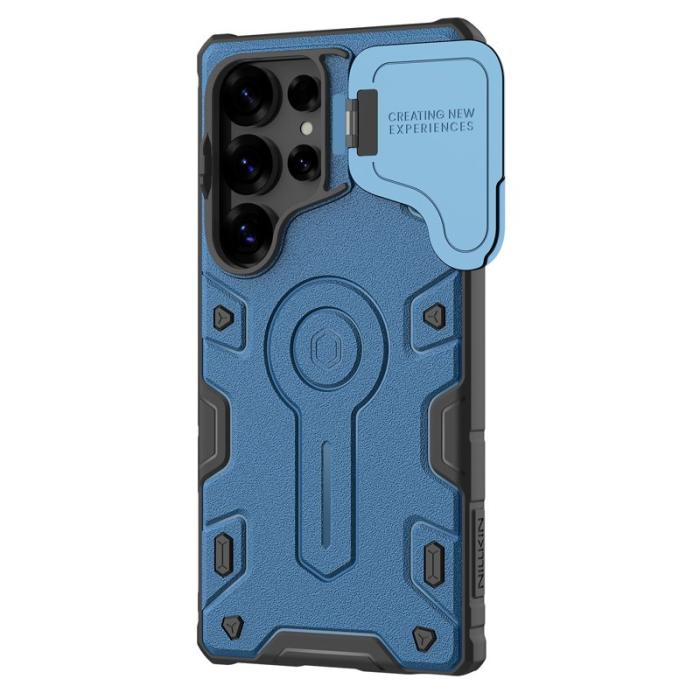 Nillkin - NILLKIN Camshield Armor Prop Mobilskal för Samsung Galaxy S25 Ultra - Blå