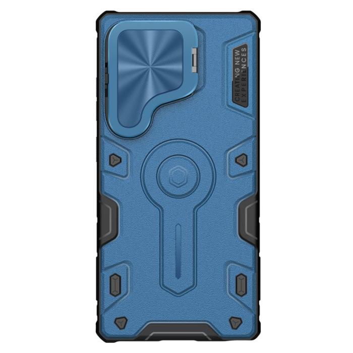 Nillkin - NILLKIN Camshield Armor Prop Mobilskal för Samsung Galaxy S25 Ultra - Blå