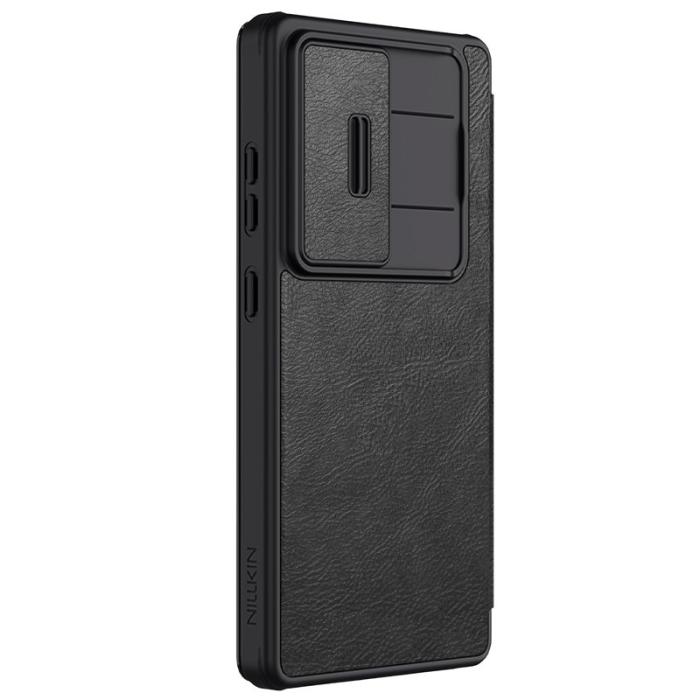 Nillkin - NILLKIN Qin Pro Series Mobilskal till Samsung Galaxy S25 Ultra - Svart