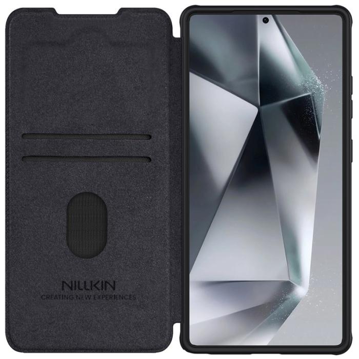 Nillkin - NILLKIN Qin Pro Series Mobilskal till Samsung Galaxy S25 Ultra - Svart