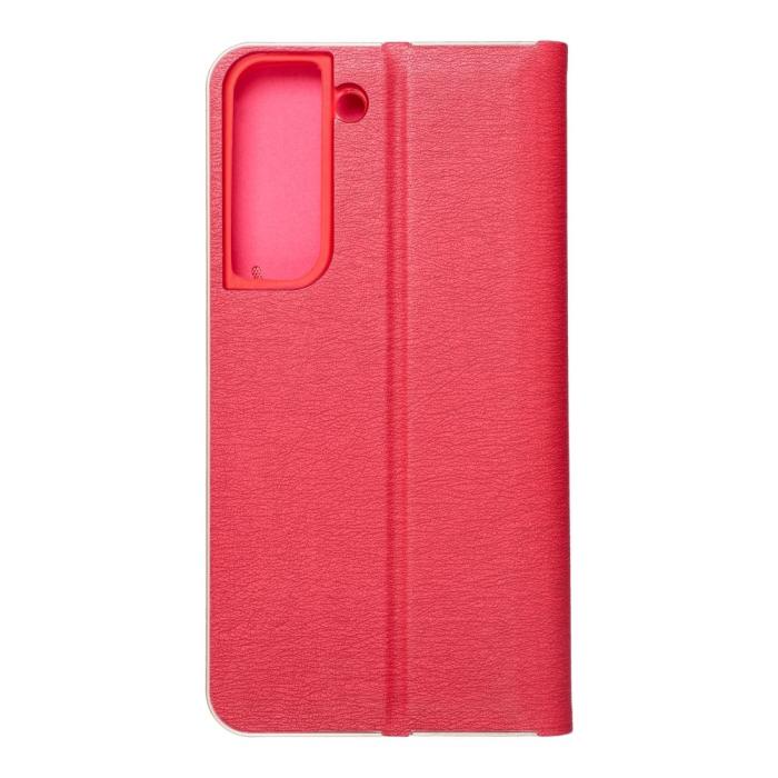 OEM - Forcell Galaxy S22 Fodral Luna Gold - Röd