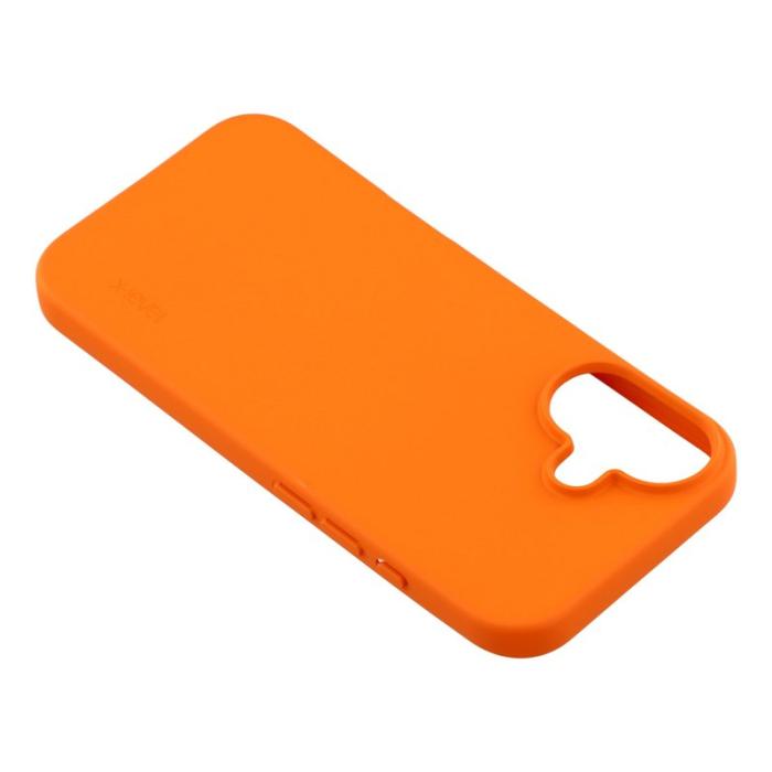 X-Level - X-LEVEL Guardian Series Mobilskal till iPhone 17 Soft TPU Frosted Orange