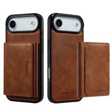 LC.imeeke - LC.IMEEKE L5 iPhone Air Fodral KonstL&auml;der - Brun