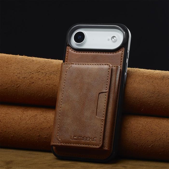 LC.imeeke - LC.IMEEKE L5 iPhone Air Fodral KonstLäder - Brun