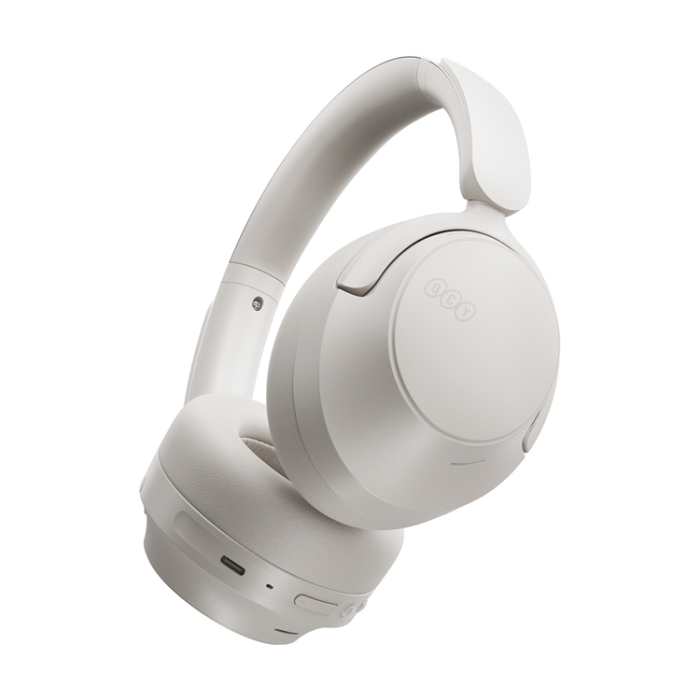 QCY - QCY Trådlös Hörlurar On-Ear H3S med Noise Cancellation - Vit