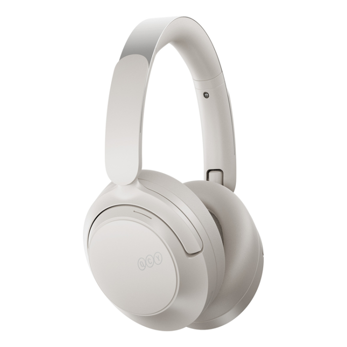 QCY - QCY Trådlös Hörlurar On-Ear H3S med Noise Cancellation - Vit