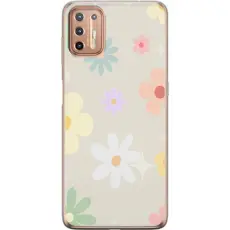 iSecrets - Mobilskal till Motorola Moto G9 Plus med fejdande blommor